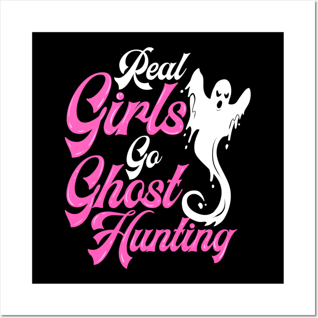 Ghost Hunting Girls Paranormal Investigator Wall Art by ChrisselDesigns